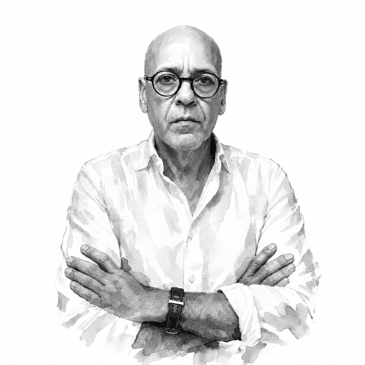 Retrato ilustrado de Eduardo, de GP9, Barcelona